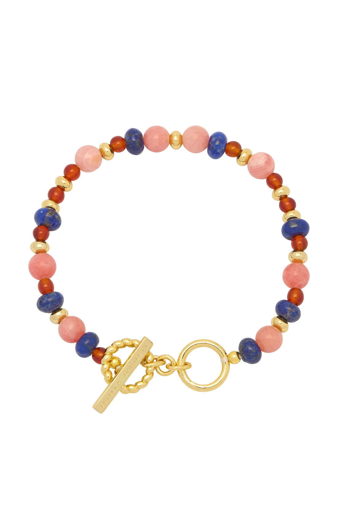 Mixed Gemstone T-Bar Bracelet