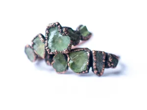 Multi Stone Ring | Green Peridot ring