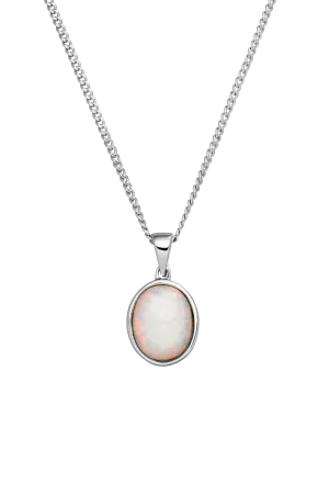 Opal Dream Necklace Silver