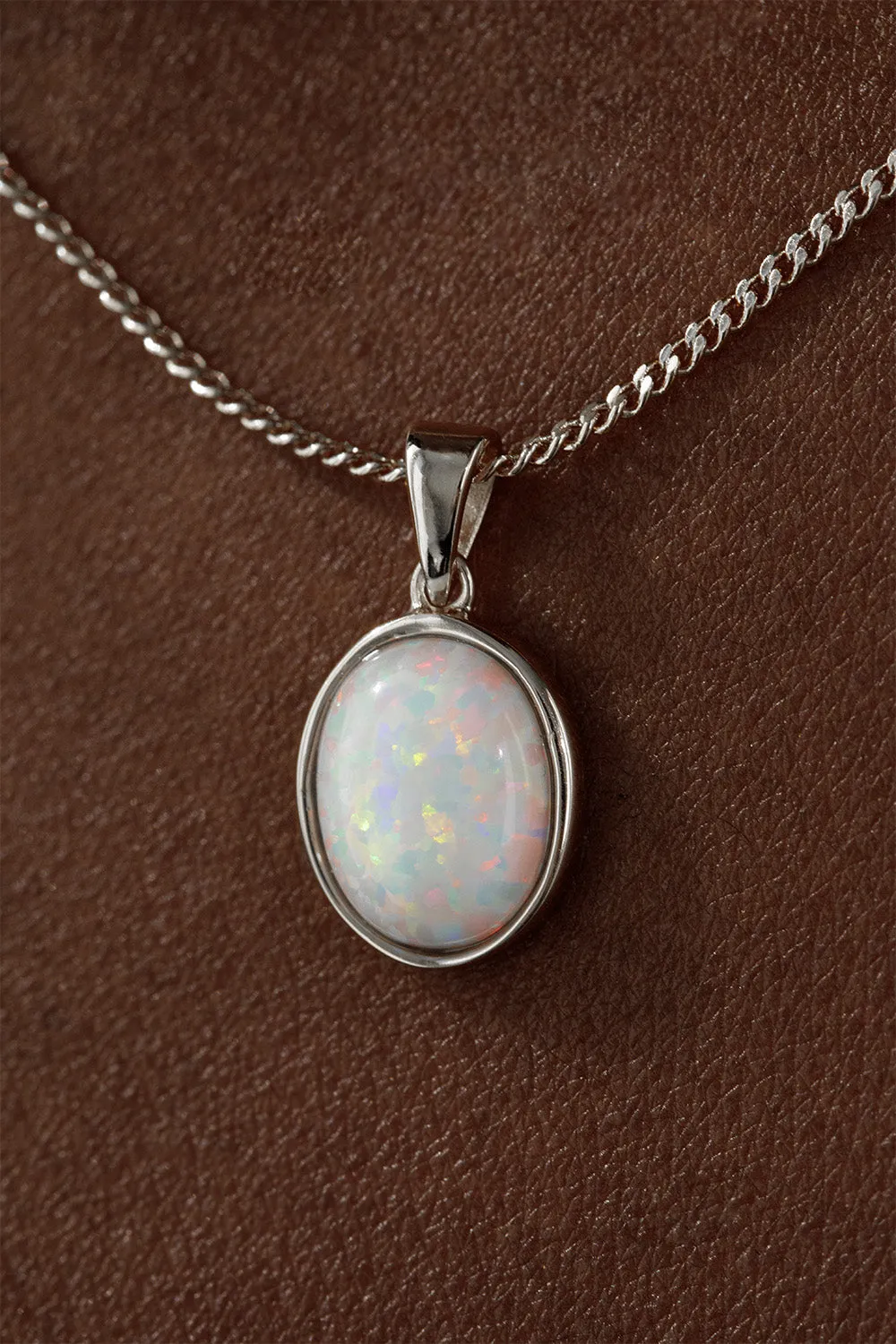 Opal Dream Necklace Silver