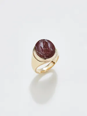 Open Palm Intaglio Ring