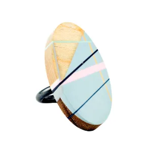 Pink/Grey Cocktail Ring