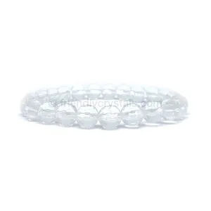 Quartz (Crystal) Faceted Power Bracelet (8mm)