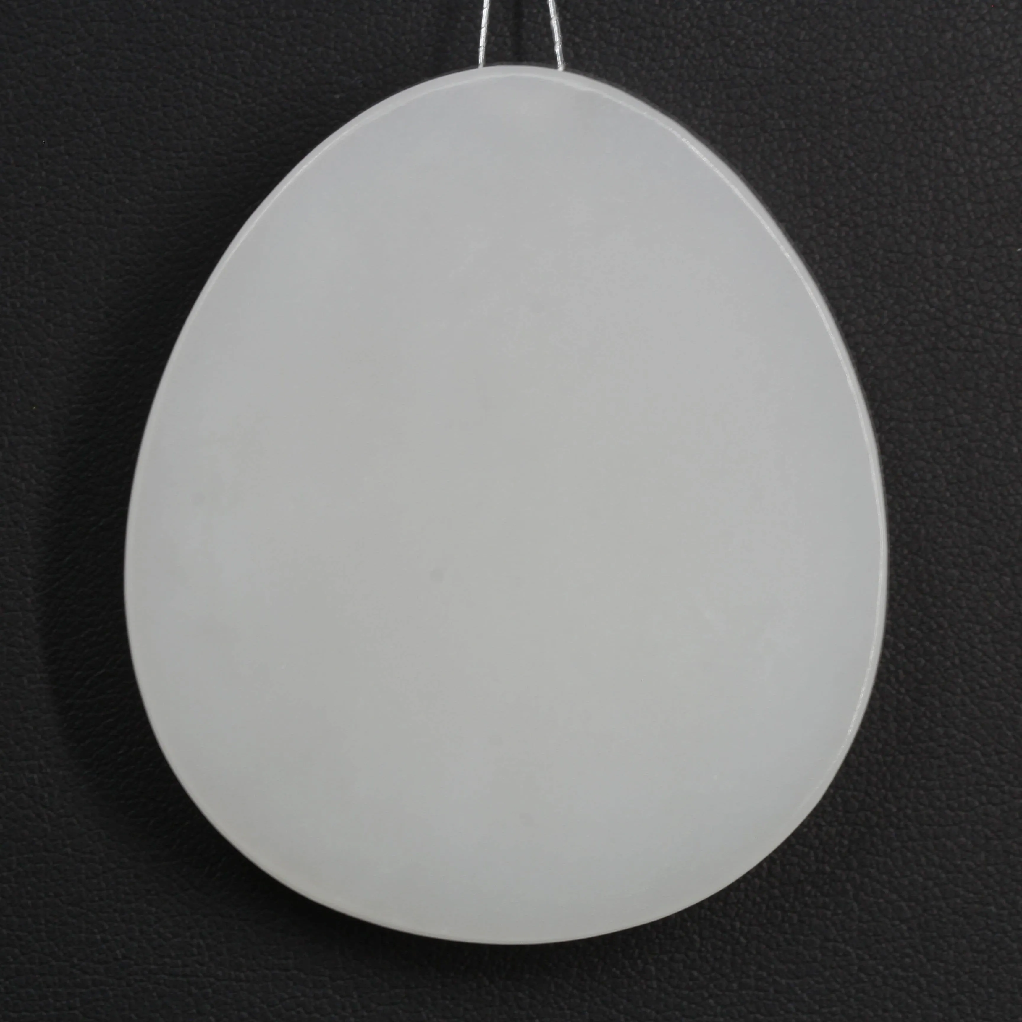 "Guan Yin Goddess" Genuine HeTian White Nephrite "Mutton Fat "Jade Guanyin Pendant Necklace