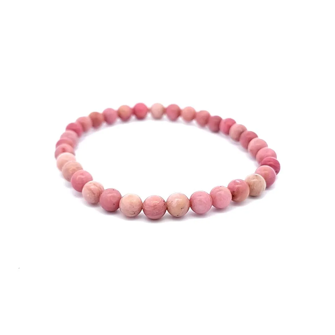 Rhodochrosite Gemstone Bracelet