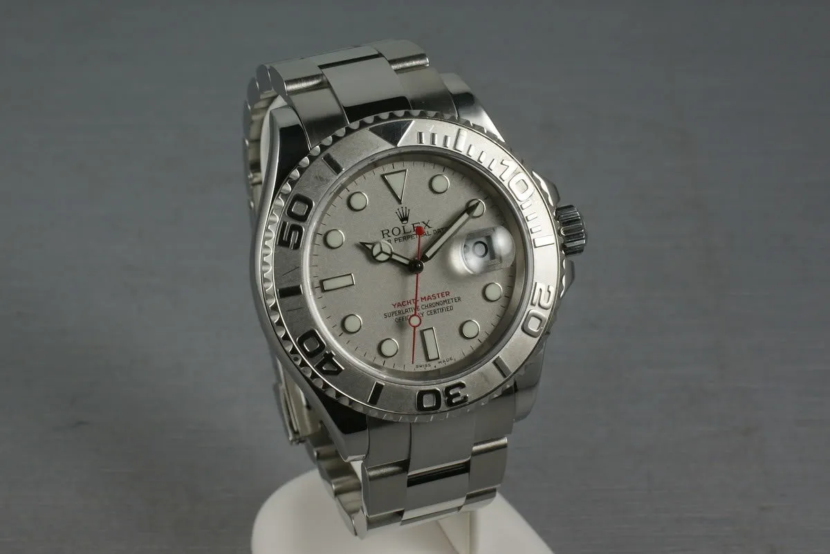 Rolex Platinum Yachtmaster 16622