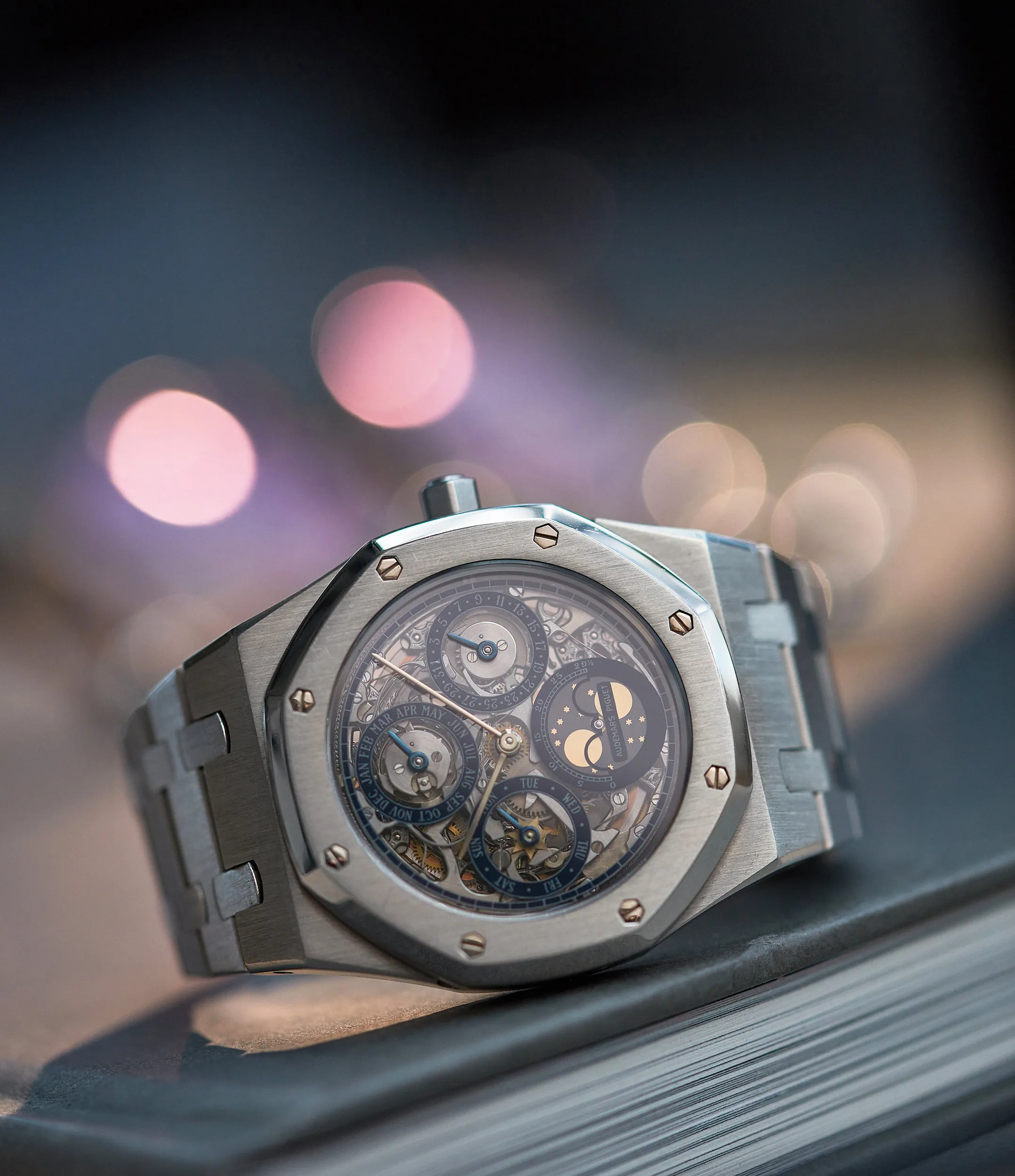 Royal Oak 25636PT | perpetual calendar | openwork dial | platinum
