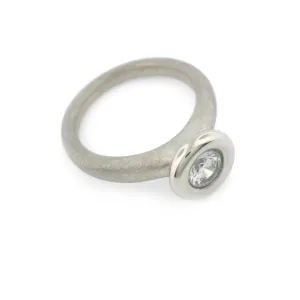 Series 42 | Arc Engagement Ring. Pd.   5 mm Mtg.