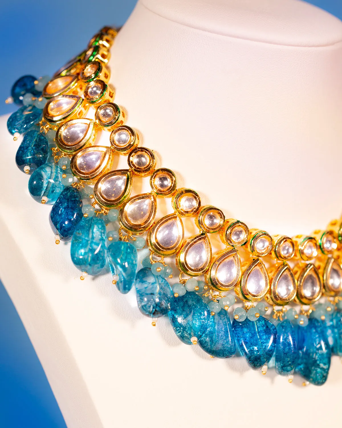 Sharawar Sapphire Blue Necklace