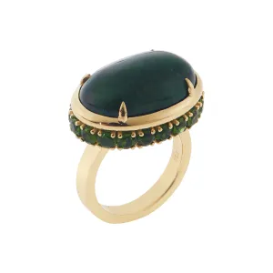 Shimmer Opal Eternity Ring
