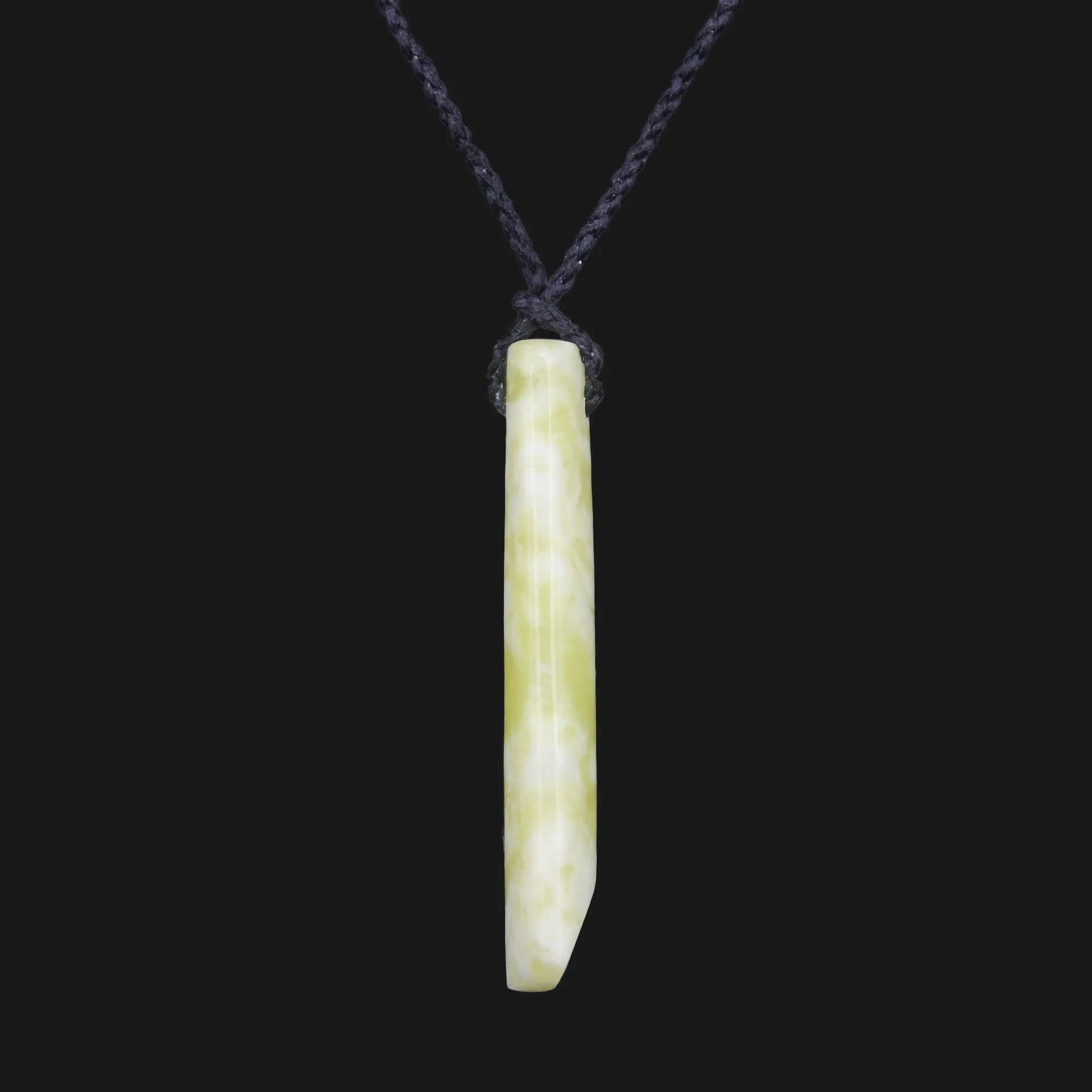Shop Our Elegant Handcrafted White Green Floral Jade Toki Necklace, Perfect For Both Men And Women! Adjustable Wax Rope For Comfortable Wear