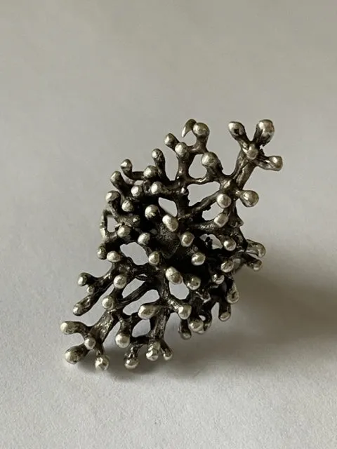 Silver Plated Cocktail Ring