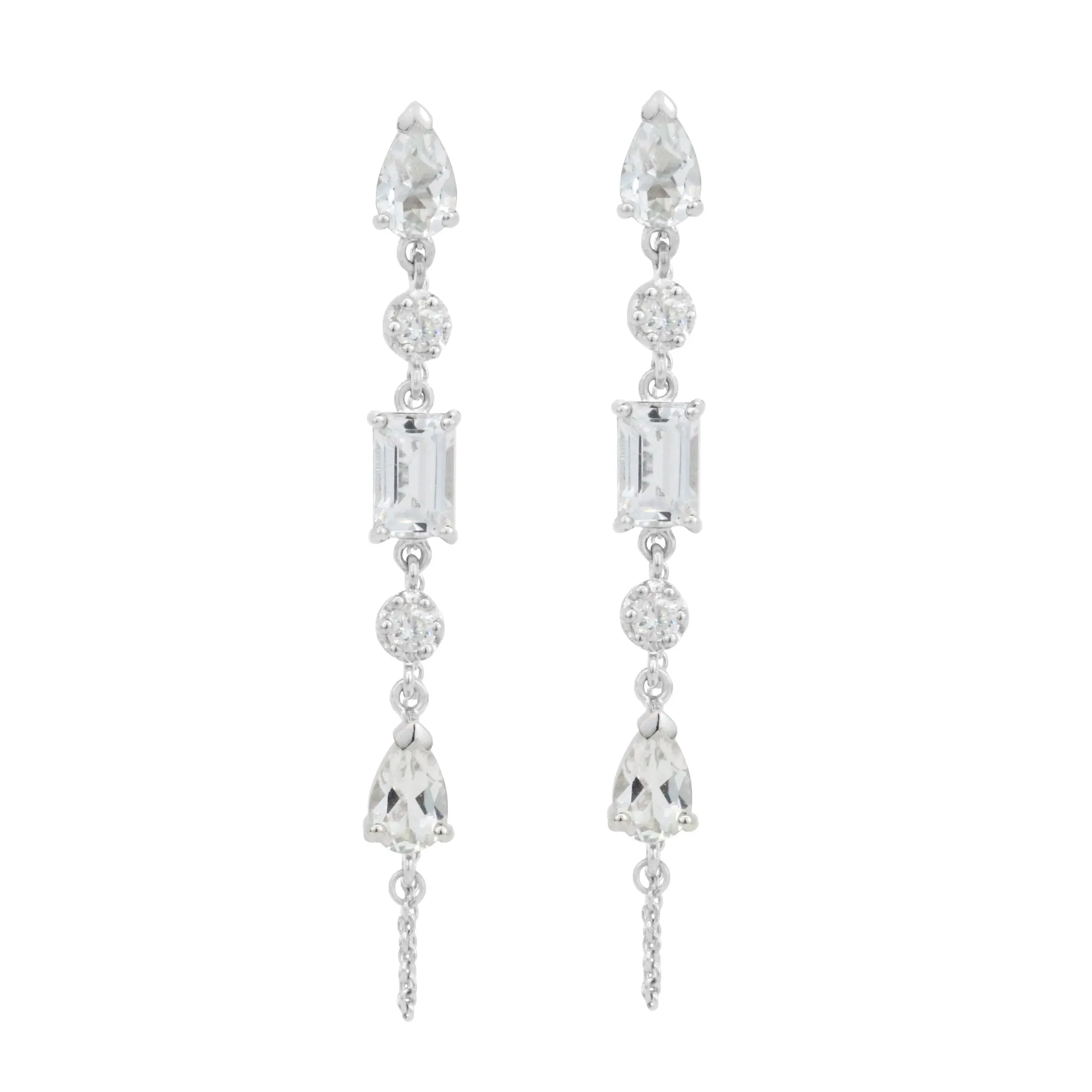 The Date Night 14K Gemstone Chain Dangles
