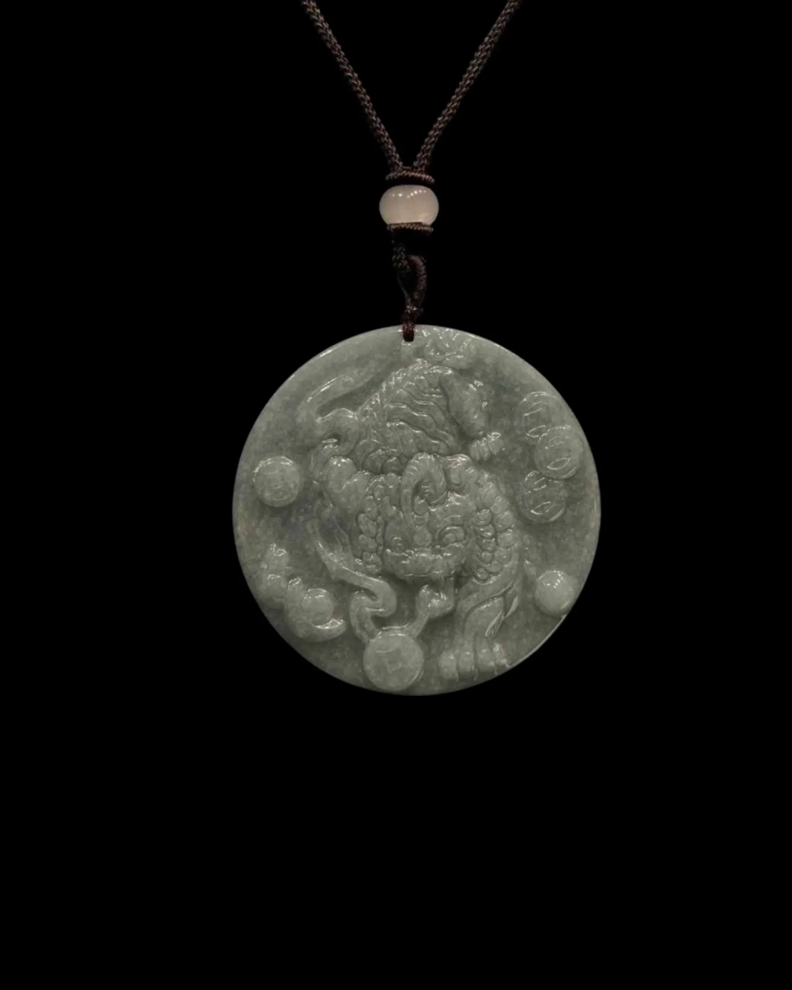 THE VAULT | Genuine Natural Myanmar Jadeite Tiger Necklace