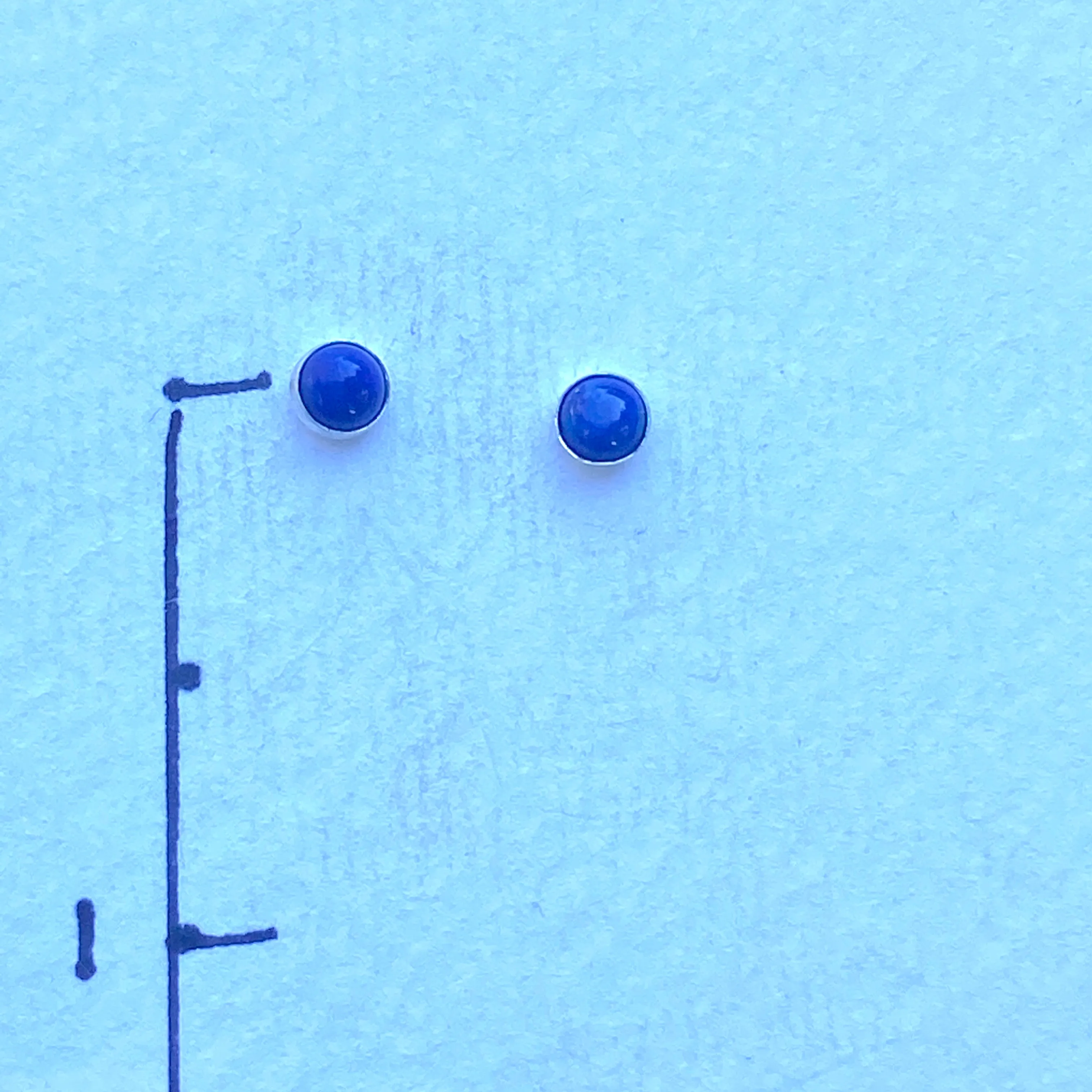 Tiny Stone Post Earrings