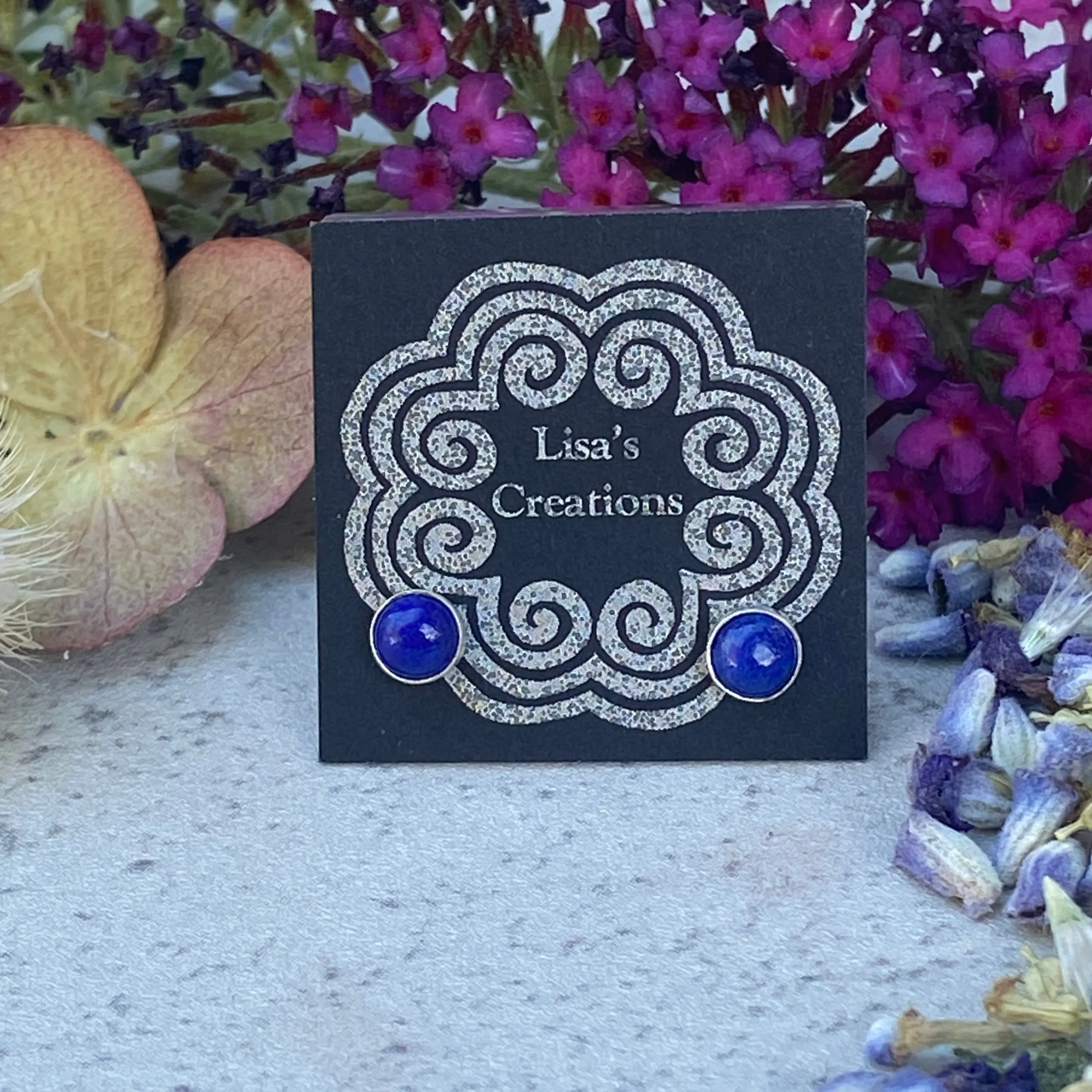 Tiny Stone Post Earrings