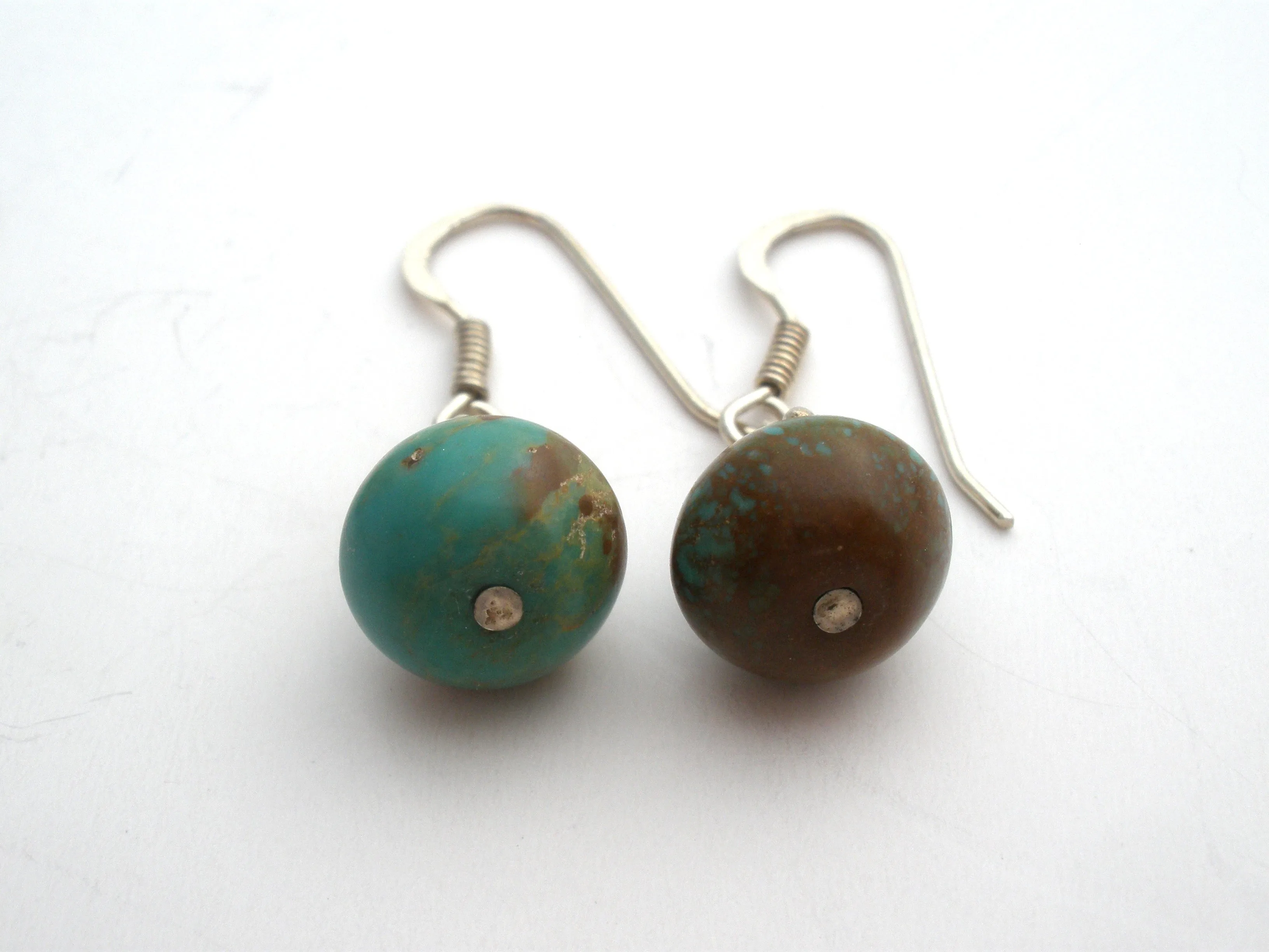 Turquoise Pendant & Earrings Sterling Silver