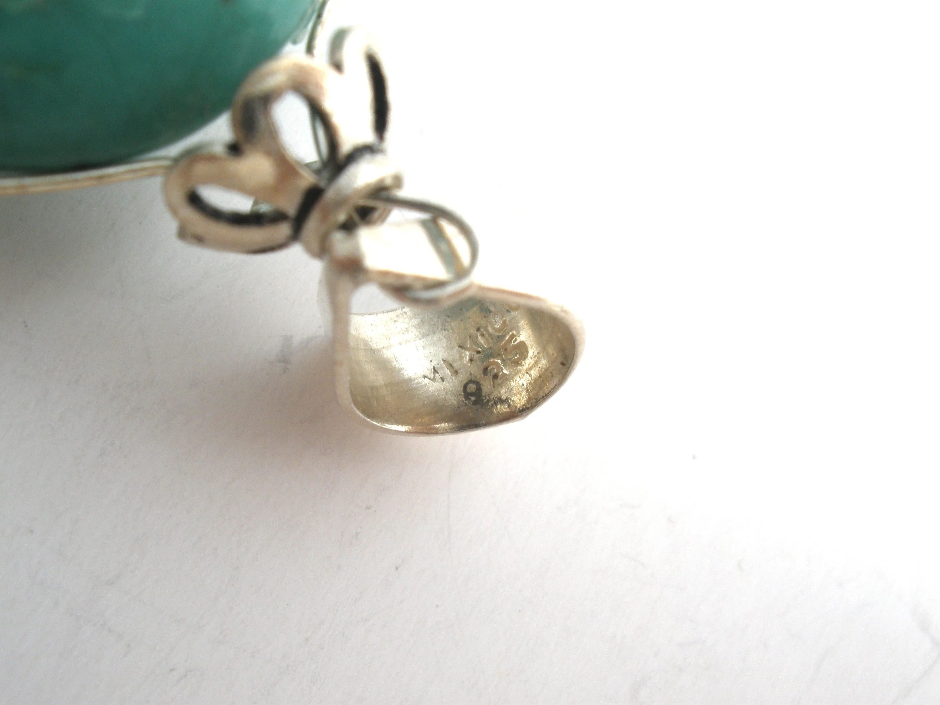 Turquoise Pendant & Earrings Sterling Silver