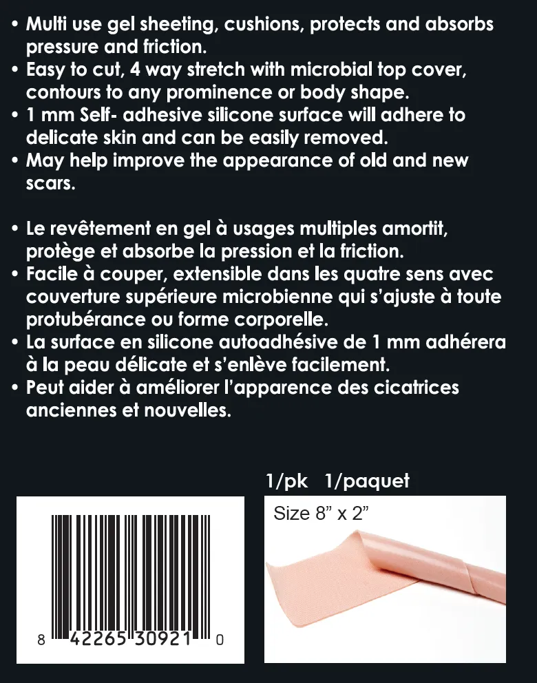Ultra Thin Self-Adhesive Gel