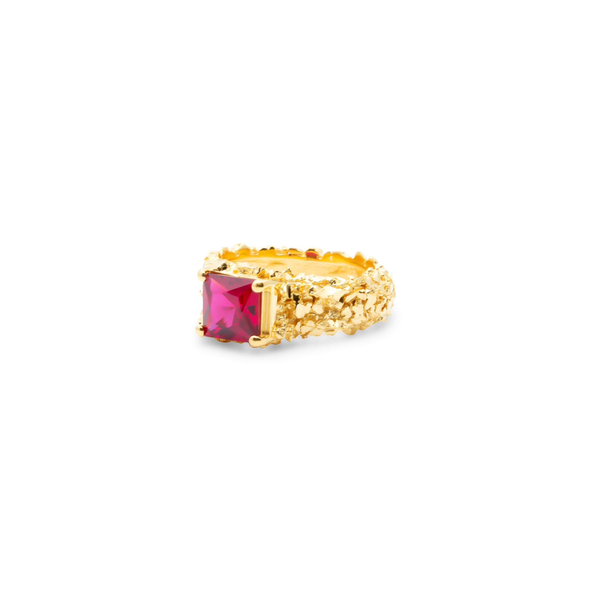 VC048 Ruby Signet Ring